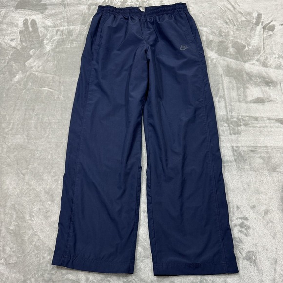 Nike Other - Nike Pants Mens XL Blue Windbreaker Straight Pull On Athletic Stretch Gym Logo